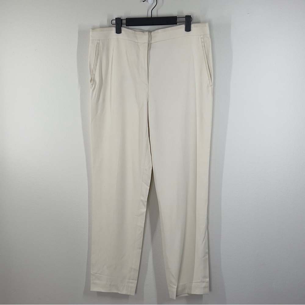 RAG & BONE New York Women’s Size 10 Cream Straight Legged Tailored Suit Pants